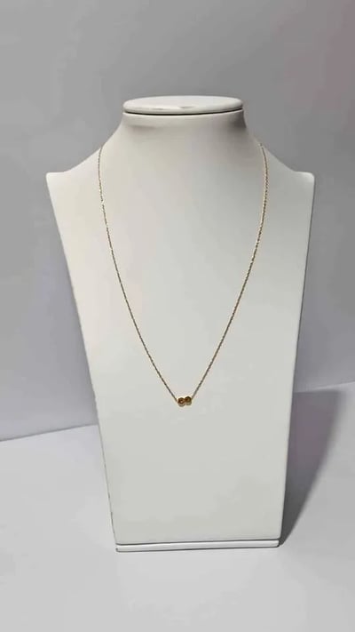 Gemelos de oro 18k con diamante